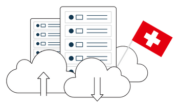 Data in Swiss data centers